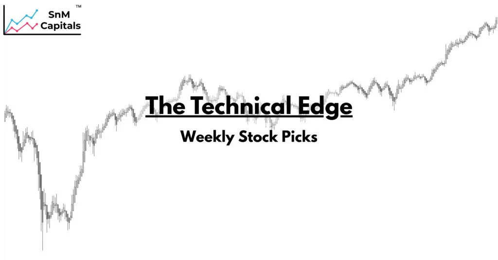 Technical Edge weekly stock picks banner featuring chart-based stock analysis